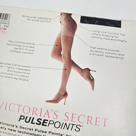 NEW Victoria's Secret PulsePoints S Level 1 Compression Control Top Navy Brown - Picture 4 of 5